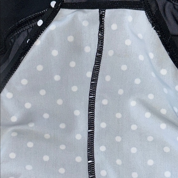Shade & Shore Black and White Polka Dot One Piece Swimsuit - Picture 10 of 10